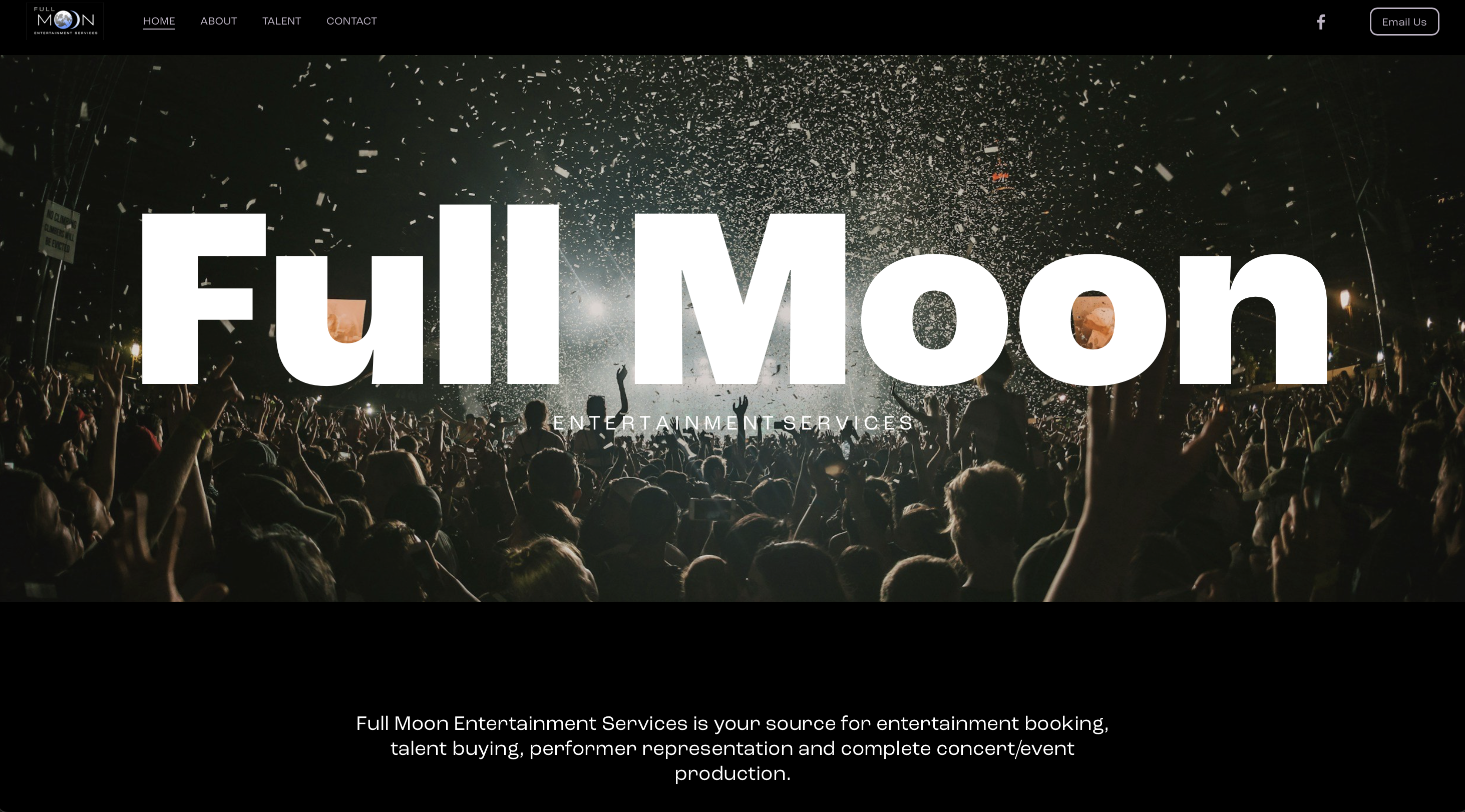 Full Moon Entertainment Services website